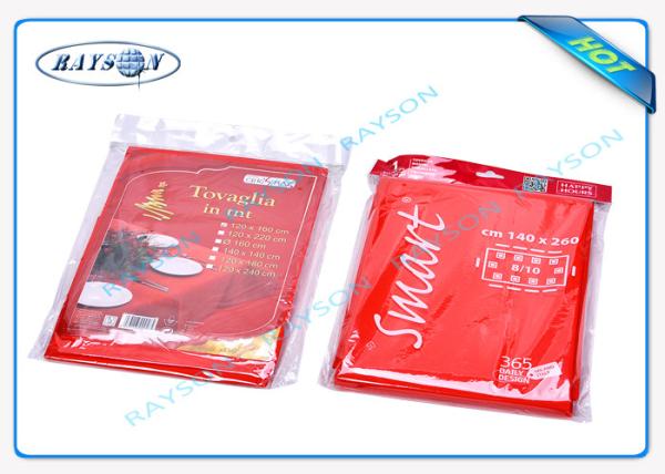 Toalha de mesa não tecida 100% da tela dos PP Spunbonded Degradable e Eco