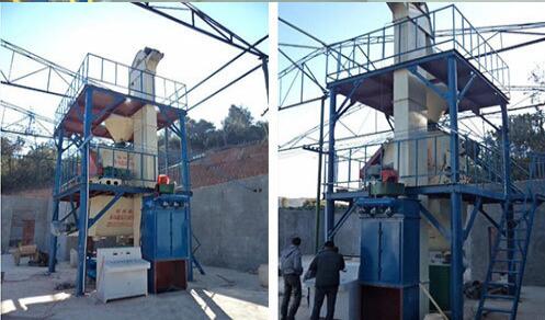 Cadena de producción seca ahorro de energía del mortero operación rápida semi automática del mezclador de la cinta