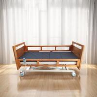 Camas de hogar de ancianos YFH-B004 Madera sólida Cama de ancianos eléctrica para ancianos y paralíticos