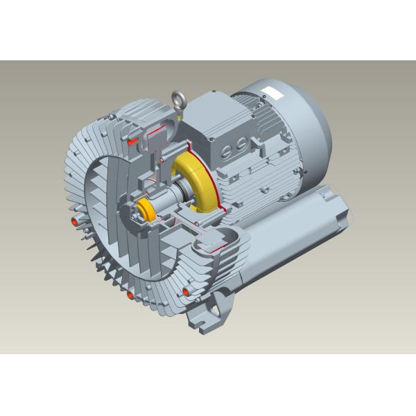 Aluminium Material CNC Regenerative Air Blower Strong Vacuum -390mabr