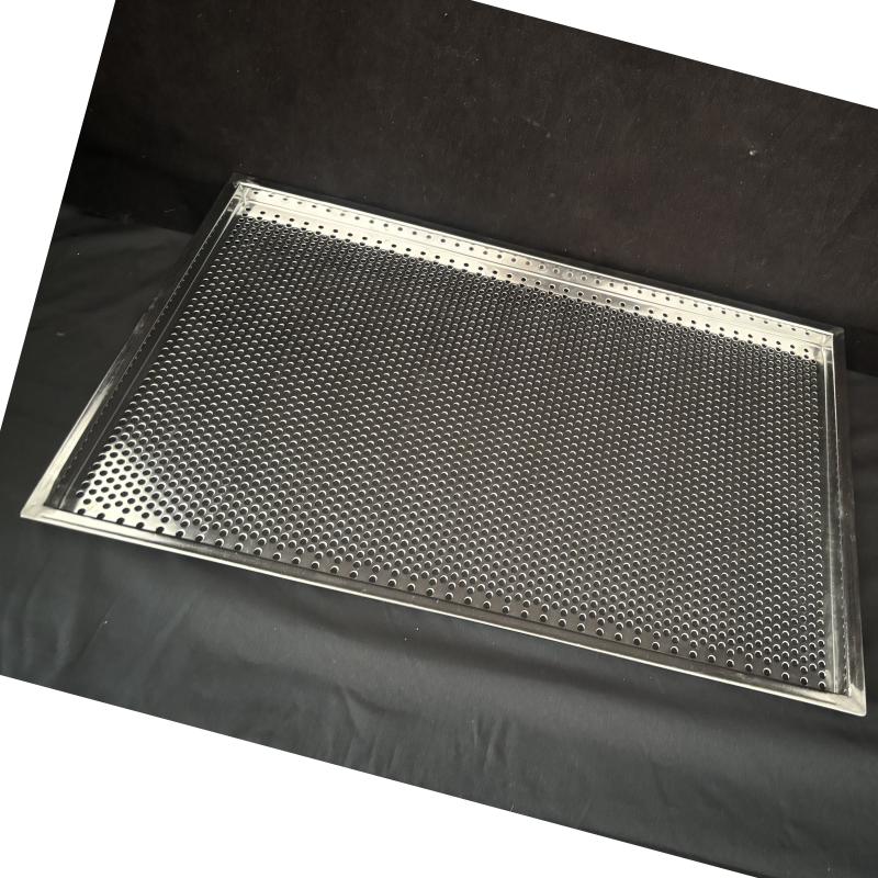 Welded Tray Metal Perforated Baked Tray Stainless Steel Dehydrator Custom Mesh Tray