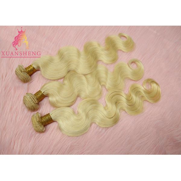 Human 613 Blonde Hair Body Wave Extensions No Shedding And No Tangle