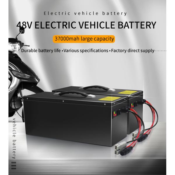 Motorcycle Car Deep Cycle Battery 37ah Lifepo4 Battery Pack 48 Volt Golf Cart Batteries