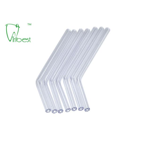 Disposable Sani Tip Dental Three Way Air Water Syringe Tip Clear Tube No Core