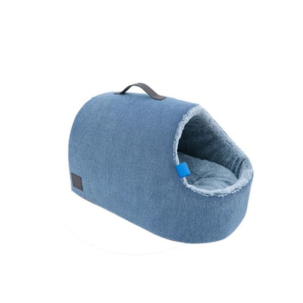 Memory Foam Medium Size Washable Dog Bed Pet Cages Cloth Cave House 65CM