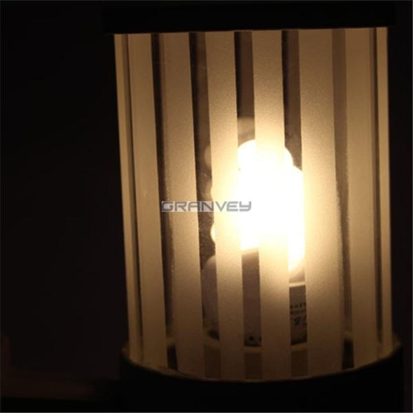 Acrylic Crystal Outdoor Cylinder Wall Sconce Light , LED Up And Down Lights MR16 GU10 E27