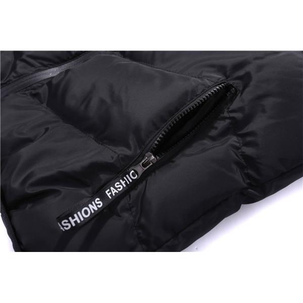 Зимний классический плюс-размер верхняя одежда цинк толстый утилита без рукава теплый хлопчатобумажный жилет мужской жилет