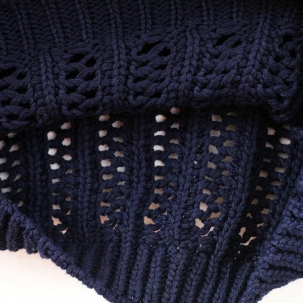 Crochet,pullover Hollow Out Golden Thread women sweater Knitted Loose Sweaters warm pullovers