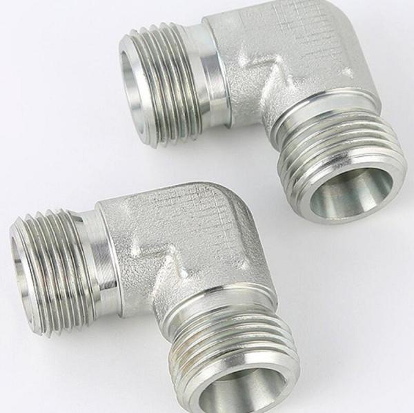 Round Head Metric Male Adapter Elbowcombination Joint Fittings for DIN Standard Hydraulic Hose
