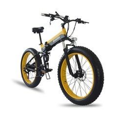 6061Alu 26 Inch Fat Tire Electric Bike , 13Ah Mid Drive Fat Tire Electric Bike