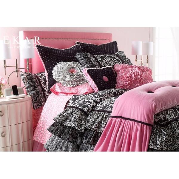 Chinese Wooden Beautiful King Size Bed Designs SZ-princess bed B