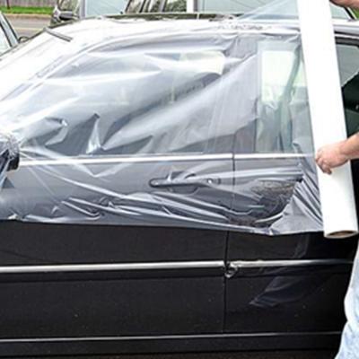 Película de revestimento adesivo de colisão de automóveis de material PE transparente para proteção da superfície do automóvel