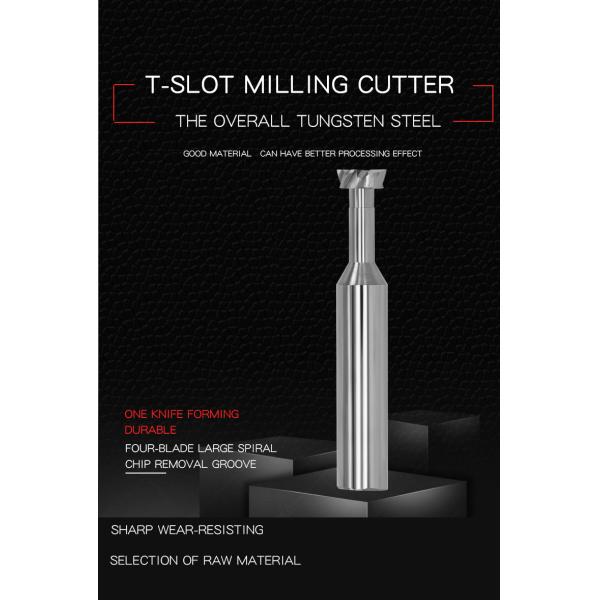 T-slot milling cutter Профиль CNC конечные мельницы Dovetail Groove Milling Cutter для алюминия