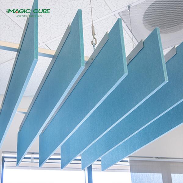 Polyester Fiber Acoustic Panel 1200x600mm 12mm Sound Absorbing Wall Board for Recording Studio Interior Decoration