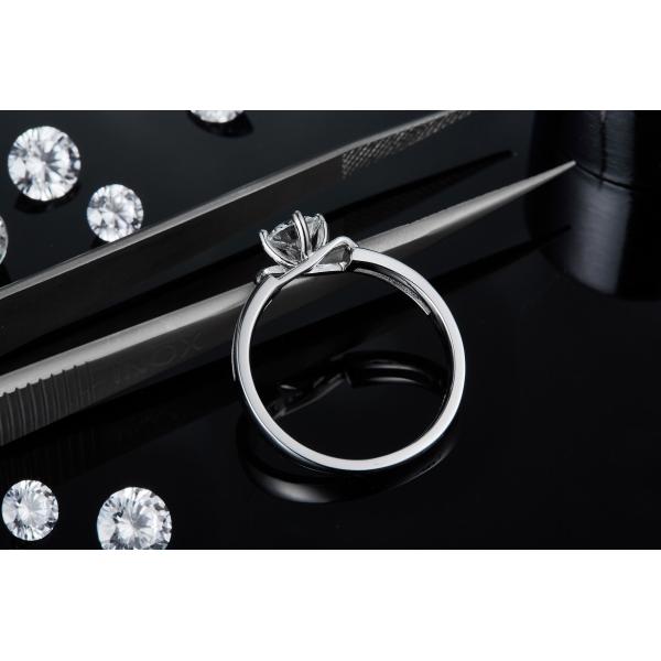 Place blanche Moissanite et Sapphire Platineve Diamonds Jewelry Women Ring With Silver 1.94CTW