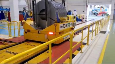 Automation Rail Transfer Cart Electric Transfer Trolley Customized Table Size