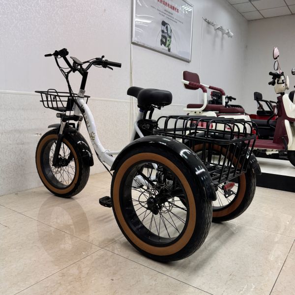 Scooter de mobilité à 3 roues pour adultes, électrique, de loisirs, léger, avec longue durée de vie de la batterie