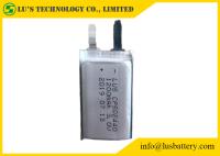 CP502440 3V 1200mAh a spécialisé la cellule mince jetable de batteries de taille