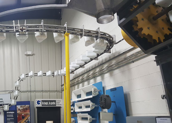 Seau expansible flexible des convoyeurs 2.5L de traitement des denrées alimentaires des produits alimentaires pour l'alimentation spatiale de limite