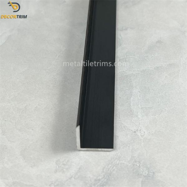 Metal Corner Protector Trim Wall Corner Protector Strips Brushed Black