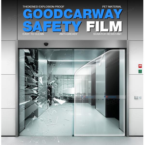 8mil Safety Film Self-Adhesive Explosion Proof Window Security