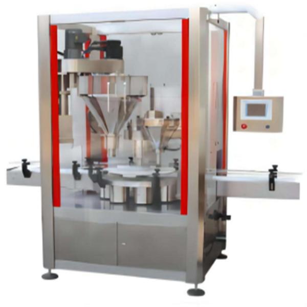 MY-GZX-FJ automatic Powder Filling Machine Production Line For Coffee Powder 15-45 Cans/minute 8-13KW