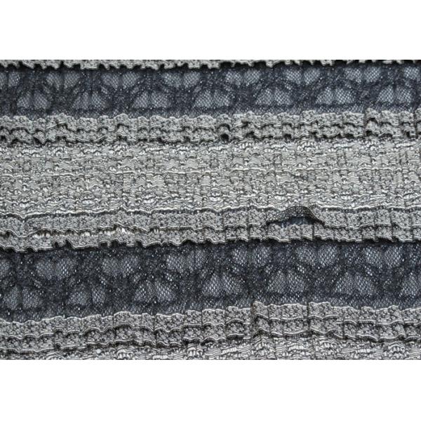 High Tenacity Stretch Floral Lace Fabric For Home Decoration CY-LW0182