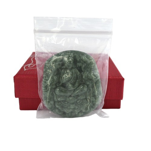 Natural Emerald Carving Dragon Lucky Amulet Pendant Necklace For Women Men Bracelet Jade Jewelry With Meaningful Symbols