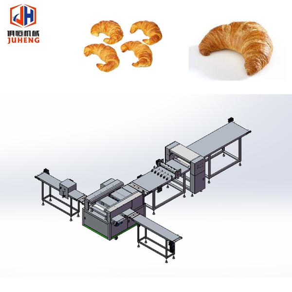 SUS304 Croissant Making Machine Croissant Sheeter Machine 3000pcs/H