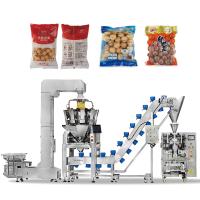 Máquina empacadora de bolsas de forma irregular multifunción para pollo con palomitas de maíz, bolsa de pie automática, máquina empacadora Doypack de cerdo congelado