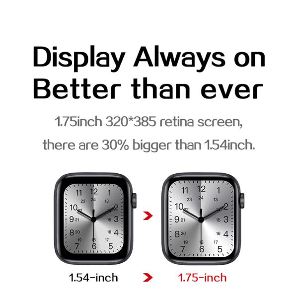 320X385 1.75inch ягнится водоустойчивый браслет пар IOS андроид игр звонка 7 Smartwatch