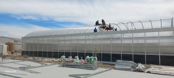 Automated Light Deprivation Greenhouse with 8mm Twin-Wall PC Board and Hot-Dip Galvanized Steel Frame Controlled by Smart PLC System