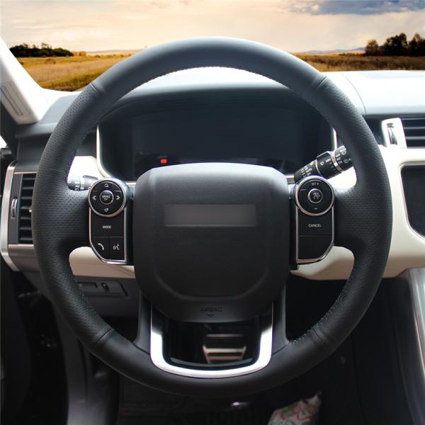 Customize Sewing Steering Wheel Cover Car For Land Rover Freelander 2 Discovery 3 Range Rover Sport Evoque