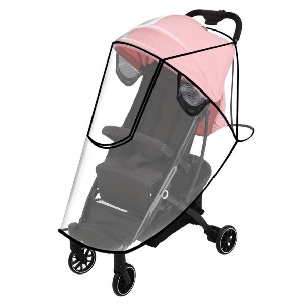 EVA Customize Weather Shield Clear PVC Baby Stroller Rain Cover
