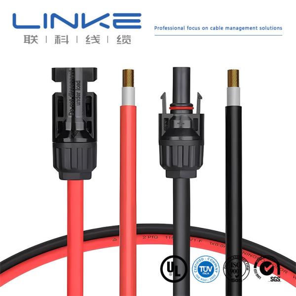 Energy Storage Photovoltaic DC Solar Cable 10AWG With 45A Mc4 Connector