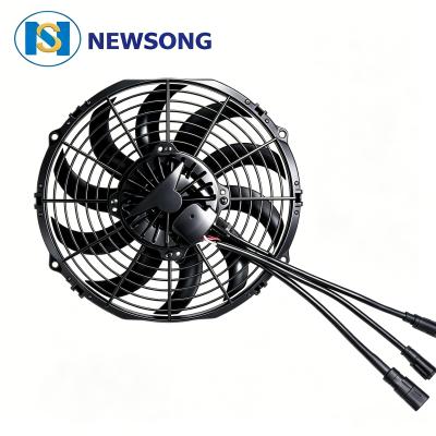 Aerodynamic Structure Bus AC Parts 3250rpm 2700rpm Air Conditioner Condenser Fan