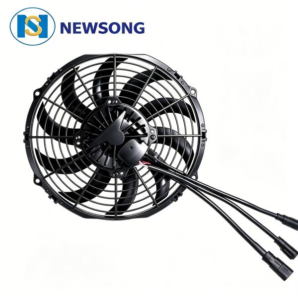 Aerodynamic Structure Bus AC Parts 3250rpm 2700rpm Air Conditioner Condenser Fan