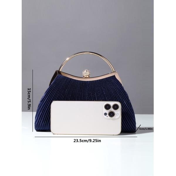 EUROPA Y LOS EEUU RETRO COLOR sólido anillo de mano recubierto moda cerradura cerrada bolsa de comedor cadena bolsa de cuerpo cruzado