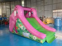 Impressão digital Slide inflável seco Slide inflável pequeno Elefante rosa Para o exterior Interior Para crianças