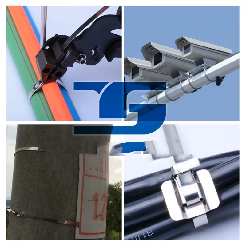 304 Ball Lock Stainless Steel Zip Ties 5.6*150mm High Durability