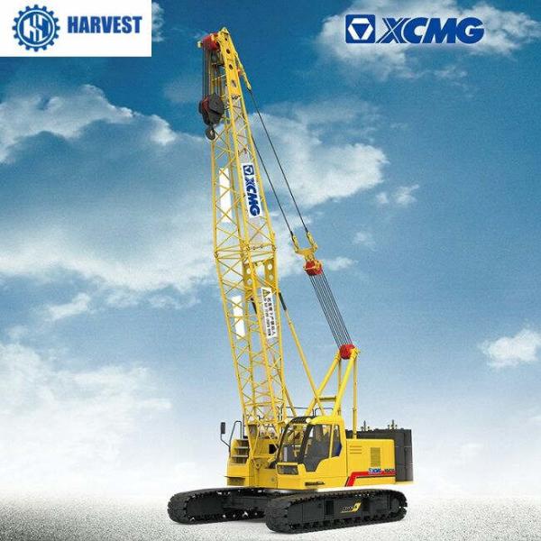Guindaste de esteira rolante de  52M Boom Length 155kw 55 Ton Hydraulic XGC55
