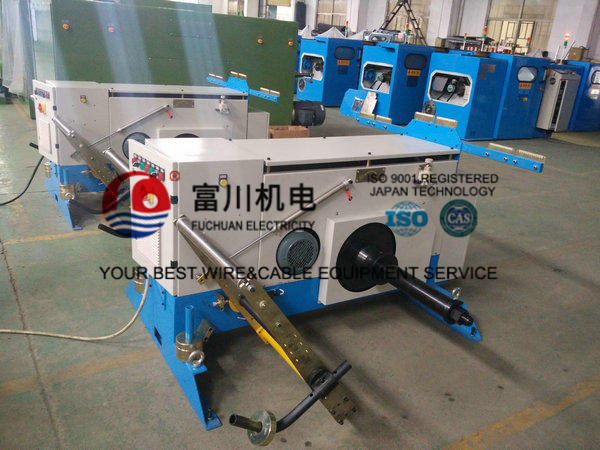 Touch Screen Double Twist Buncher 3000 Rpm Core Wire 500 Take Up Bobbin