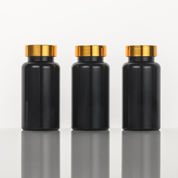 Provide PET Pharmaceutical Green Pill Tablet Packaging Bottle Container for Clear Frosted Plastic Vitamin Capsule Bottle