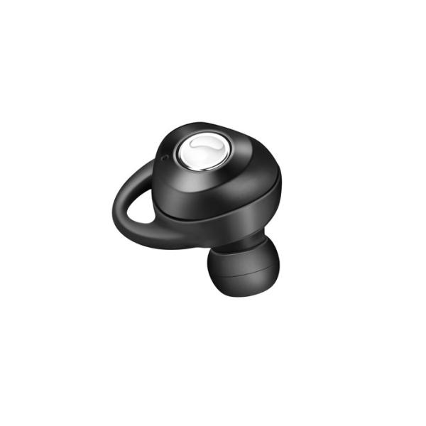 Black Color True Wireless Stereo Earbuds 10M Transmission Bluetooth Version5 . 0
