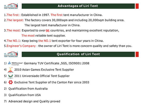 Luxury Aluminum High Peak Wedding Marquee Tent for Parties and Weddings