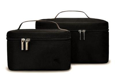 Black 210D Cooler Tote Bag Recyclable Two Way Zipper Large Cooler Tote