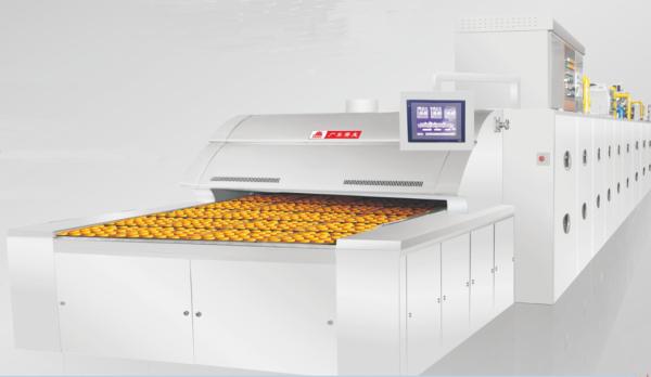 four tunnel hybride de boulangerie de pizza de moteur de 1500kg/M ABB