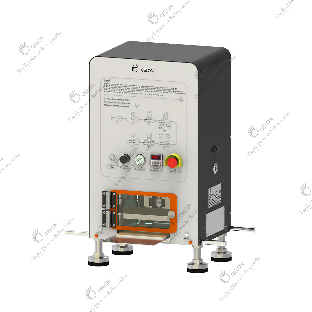 Automatic High-Precision Electrode Punching Machine for Lithium Battery Cutting with Max. 3T Pressure and 0.5mm Thickness