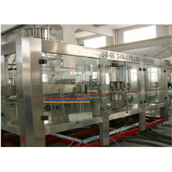 8000 BPH Beverage Filling Machine / Fully Automatic Juice Filling Machine