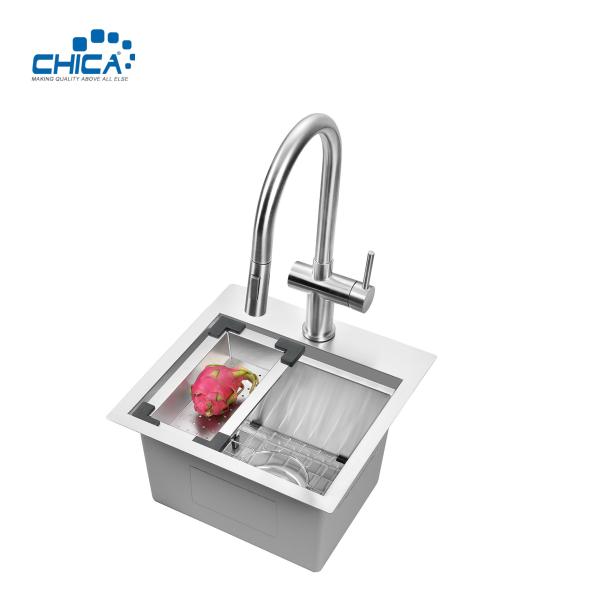 Hot Sale Handmade House Single Bowl Kitchen Sinks Stainless Steel Kitchen Sinks